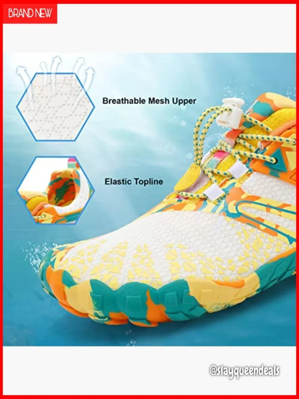 Quick Dry Water Shoes for Hiking Beach Kayaking Barefoot Athletic
